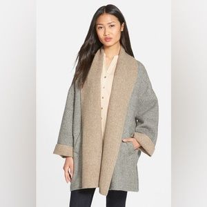 Eileen Fisher “Kimono” coat in color: Moon